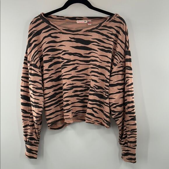 wild fable Tops - 3For $20 Wild Fable Orange Tan Cropped Hoodie Relaxed Fit NWOT size: Medium